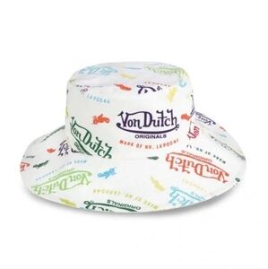New Von Dutch Bucket Hat Print all over Logo  Adult Unisex